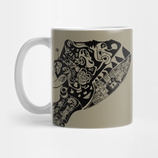 fish doodle Mug